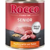 Image de 6x800g Rocco Senior volaille, flocons d'avoine - Pâtée pour chien