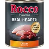 Image de 6x800g Rocco Real Hearts poulet - Pâtée pour chien
