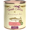 Image de 6x800g Terra Canis saumon, millet, pêche et herbes - Pâtée pour chien