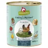 Image de GranataPet Liebling's Mahlzeit 6 x 800 g pour chien - poulet, panais, basilic, sureau, huile de lin