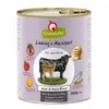 Image de 6x800g GranataPet Liebling's Mahlzeit gibier et Black Angus - Pâtée pour chien