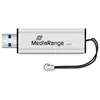 Image de MediaRange MR915 lecteur USB flash 16 Go USB Type-A / Micro-USB 3.2 Gen 1 (3.1 Gen 1) Noir et Argent