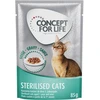 Image de 12x85g Sterilised Cats en sauce Concept for Life - Pâtée pour chat