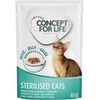 Image de 12x85g Sterilised Cats en gelée Concept for Life - Pâtée pour chat