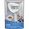Image de 12x85g Light en sauce Concept for Life - Pâtée pour chat