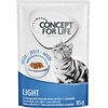 Image de 12x85g Light en gelée Concept for Life - Pâtée pour chat