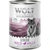 Image de 6x400g Senior Wild Hills canard, veau Wolf of Wilderness - Pâtée pour chien