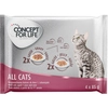 Image de 4x85g All Cats Concept for Life - Pâtée pour chat