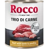 Image de Rocco Classic Trio de viandes 6 x 800 g pour chien - boeuf, agneau, volaille