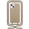 Image de Coque écologique pour iPhone 13 Mini avec Cordon, Compostable, de Matériaux d'origine Végétale Beige