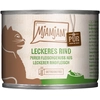Image de 6x200g de délicieux boeuf pur MjAMjAM nourriture pour chat humide