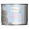 Image de 6x185g MjAMjAM à la sauce dinde blanchie avec beaucoup de saumon Nourriture pour chat humide