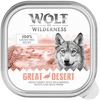 Image de 6x300g Wolf of Wilderness Adult Great Desert - dinde Nourriture humide pour chien