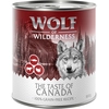 Image de 6x800g The Taste Of The Taste Of Canada Wolf of Wilderness - Pâtée pour chien