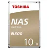 Image de Toshiba N300 NAS - Disque dur - 10 To - interne - 3.5" - SATA 6Gb/s - 7200 tours/min - mÃ©moire tampon : 256 Mo