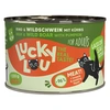 Image de 6x200g Lucky Lou Lifestage Adult boeuf & sanglier nourriture pour chat humide