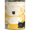 Image de 6x 400g Lucky Lou sterilised volaille et boeuf nourriture pour chat humide