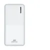 Image de Riva Case Rivapower VA2572 - Banque d'alimentation - 20000 mAh - 74 Wh - 20 Watt - 3 A - QC 3.0, AFC, Huawei Fast Charge, PD 3.0 - 3 connecteurs de sortie (USB-C, 2 x USB de type A à 9 broches) - sur le câble : USB-C - blanc