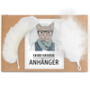 Image de Canne à pêche Kater Kasimir avec plumes pour chat - lot de 2 pendentifs de remplacement (plumes + toison)