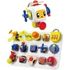 Image de Set Busy Board Delux - TOP BRIGHT - Cube et Planche - 15 Gadgets - Serrures - Klaxon - Boutons