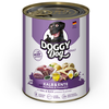 Image de 6x800 g Doggy Dog adulte veau et canard nourriture humide pour chien