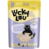 Image de 12x70g Extra Food Filet de poulet en bouillon Lucky Lou Nourriture humide pour chat