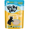 Image de 12x70g Extra Food poulet et thon en bouillon Lucky Lou nourriture humide pour chat