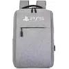 Image de PS5 sac à dos sac de voyage pour ordinateur pour hommes pour le stockage des disques de la console FONGWAN pour Playstation 5/PS4/PS5 Accessoires-Gris