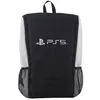 Image de PS5 sac à dos sac de voyage pour ordinateur pour hommes pour le stockage des disques de la console FONGWAN pour Playstation 5/PS4/PS5 Accessoires-Noir et blanc