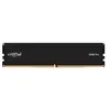 Image de Crucial Pro - DDR5 - module - 16 Go - DIMM 288 broches faible encombrement - 6000 MHz / PC5-48000 - CL48 - 1.1 V - mémoire sans tampon - on-die ECC - noir mat