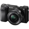 Image de Sony Appareil photo Système sans miroir Appareil photo numérique - sans miroir - 24.2 MP - APS-C - 4K / 30 pi/s - 3x zoom optique objectif 16-50 mm - Wi-Fi, NFC, Bluetooth - noir