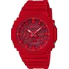 Image de Casio Casio Montre Rouge Analogique - Digital Hommes G-Shock Ga-2100-4aer