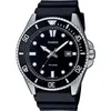 Image de Montre - Casio - Collection Homme - Noir et Acier - Étanchéité 20 bars - Verre minéral - Quartz
