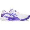 Image de Asics Chaussures: Asics Gel Resolution 9 Clay Blanc Violet Femme 1042a224101-Taille-37.5