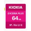 Image de Kioxia Exceria Plus memory card 64 GB SDXC Class 10 UHS-I (Kioxia SD-Card Exceria Plus 64GB)
