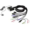Image de ATEN CS692 - Commutateur Ã©cran-clavier-souris/audio - 2 x KVM / audio - 1 utilisateur local - de bureau