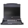 Image de ATEN Slideaway CL5708MW-ATA-XG - Console KVM avec commutateur KVM - 2 ports - PS/2, USB - rack-montable - 250 cd/m² - VGA - 1U