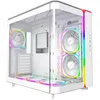 Image de Montech Boitier PC Moyen Tour ATX Montech King 95 Pro RGB avec panneaux vitrés - Blanc