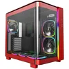 Image de Montech Boitier PC Moyen Tour ATX Montech King 95 Pro RGB avec panneaux vitrés - Rouge