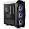 Image de Boitier PC Mini Tour Micro ATX AeroCool Aero One Mini Frost RGB avec panneau vitrÃ© - Blanc/Noir