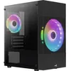 Image de AEROCOOL Atomic Lite G Noir (V2) - Boitier sans alimentation - Mini tour - Format M-ATX