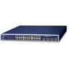 Image de PLANET WGSW-24040HP4 commutateur rÃ©seau GÃ©rÃ© L2/L4 Gigabit Ethernet (10/100/1000) Connexion Ethernet, supportant l'alimentation via ce port (PoE) Bleu