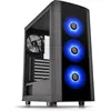 Image de Thermaltake Versa J25 - Tempered Glass RGB Edition - tour - ATX - panneau latéral fenêtré (verre trempé) - pas d'alimentation (PS/2) - noir - USB/Audio