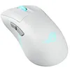 Image de ASUS ROG Keris II Origin - Souris - ergonomique - optique - 7 boutons - sans fil, filaire - 2.4 GHz, USB 2.0, Bluetooth 5.1 - récepteur sans fil USB ROG Omni - blanc clair de lune