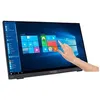 Image de HANNS.G HT248PPB - HT Series - écran LED - 23.8" - écran tactile - 1920 x 1080 Full HD (1080p) @ 60 Hz - 250 cd/m² - 3000:1 - 8 ms - HDMI VGA DisplayPort - haut-parleurs - texture noire