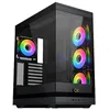 Image de Xigmatek ModÃ¨le du produit : Boitier Moyen Tour E-ATX Meta RGB avec panneaux vitrÃ©s (Noir)