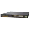 Image de PLANET GSW-2620HP - Commutateur - 24 x 10/100/1000 (PoE+) + 2 x Gigabit SFP - de bureau, Montable sur rack - PoE+ (220 W)