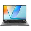 Image de ASUS Vivobook 14 Flip TP3407SA-FLIP-ISCSG235X - Conception inclinable - Intel Core Ultra 7 - 256V / jusqu'à 4.8 GHz - Win 11 Pro - Intel Arc Graphics 140V - 16 Go RAM - 512 Go SSD NVMe - 14" OLED écran tactile 1920 x 1200 - Wi-Fi 7, Bluetooth - gris mat