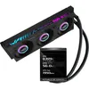 Image de ASUS ROG STRIX LC IV 360 ARGB LCD - SystÃ¨me de refroidissement liquide de processeur - (pour : LGA1700, LGA1851, AM4, AM5) - 3 x 120 mm