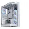 Image de ASUS ROG Cronox ARGB - White Edition - mid tower jeux - ATX étendu - panneau latéral fenêtré (verre trempé) - pas d'alimentation - blanc - USB/Audio